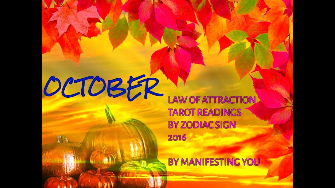 LIBRA OCTOBER 2016 TAROT READING LAW OF ATTRACTION ASTROLOGY READING!