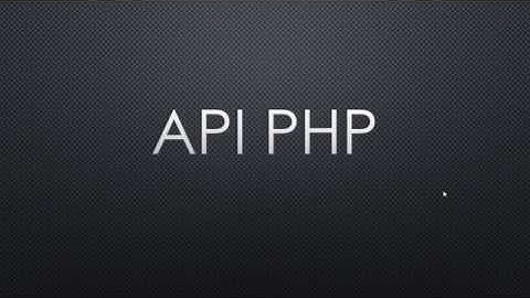 Tutoriel API en PHP: Introduction