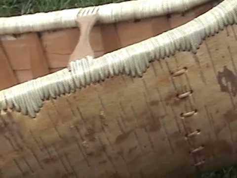 Birch Bark Canoe Model by Ferdy Goode - YouTube