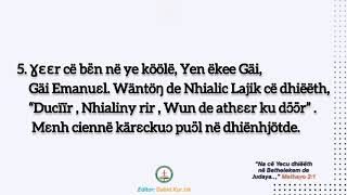 Acë Dhiëëth Në Bethalekem Go Kadït Ke Gäi Röth Nyuɔɔth