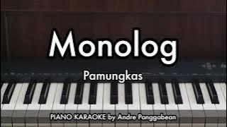 Monolog - Pamungkas | Piano Karaoke by Andre Panggabean (2025)