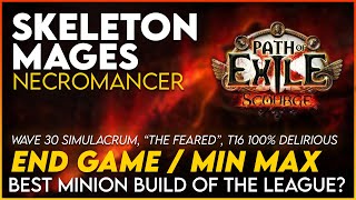 Skeleton Mages Necromancer End Game Min Max Build Guide for Scourge League 3.16