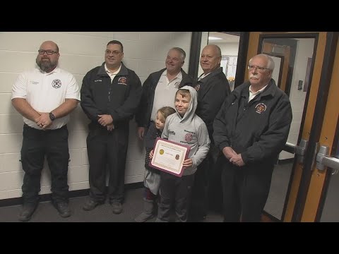 Mannford 3rd-Grader Becomes Honorary Firefighter For Saving His Family