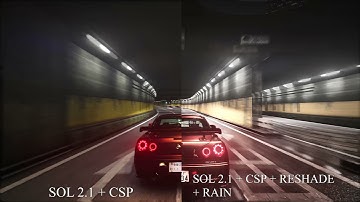 [Assetto Corsa] COMPARE Settings RESHADE + CSP + PPFilter + SOL 2.1 + RAIN