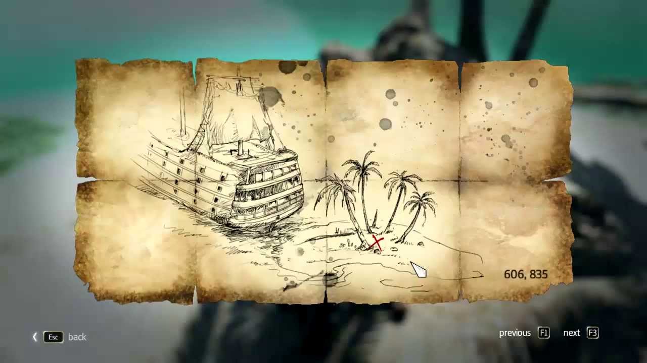 Где найти карту пиратов. Карта сокровищ в ассасин Крид 4 чёрный флаг. Ассасин Крид 4 Black Flag карты сокровищ. Карта сокровищ в Assassins Creed 4 Black. Ассасин Крид 3 Блэк флаг карты сокровищ.