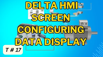 Delta HMI Interface with Siemens S7-200 PLC: Screen Development for High-Speed Counter Data Display