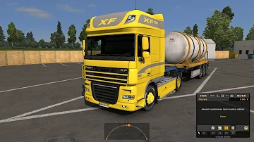 Euro Truck Simulator 2 #14 Daf Xf 105 sound by Leen