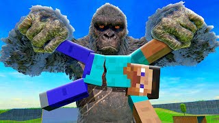 King Kong RIPS Minecraft Steve Apart  Bonelab VR Mods