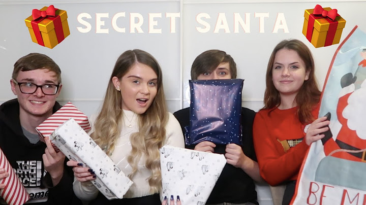 £50 BUDGET SECRET SANTA BUT MY SISTER SPENDS £250 ?! *GIFT SWAP* - VLOGMAS DAY 18 !!