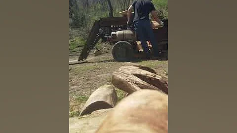 Custom log splitter with roller table log lift and...