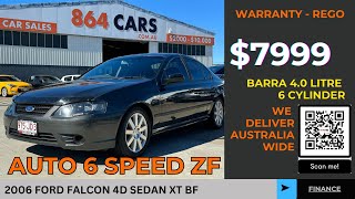 FORD FALCON BF 142,000 KM AUTOMATIC 6 SPEED ZF BARRA 4.0 LITRE