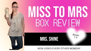 Miss to Mrs Box 13 Review!