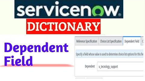 servicenow dictionary dependent field attitude