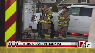 4 Clayton firefighters, 1 spouse now hospitalized for COVID-19