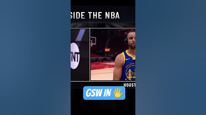 Steph Joined the Inside Guys After a Game 1 Win in Houston #gsw #curry #nba