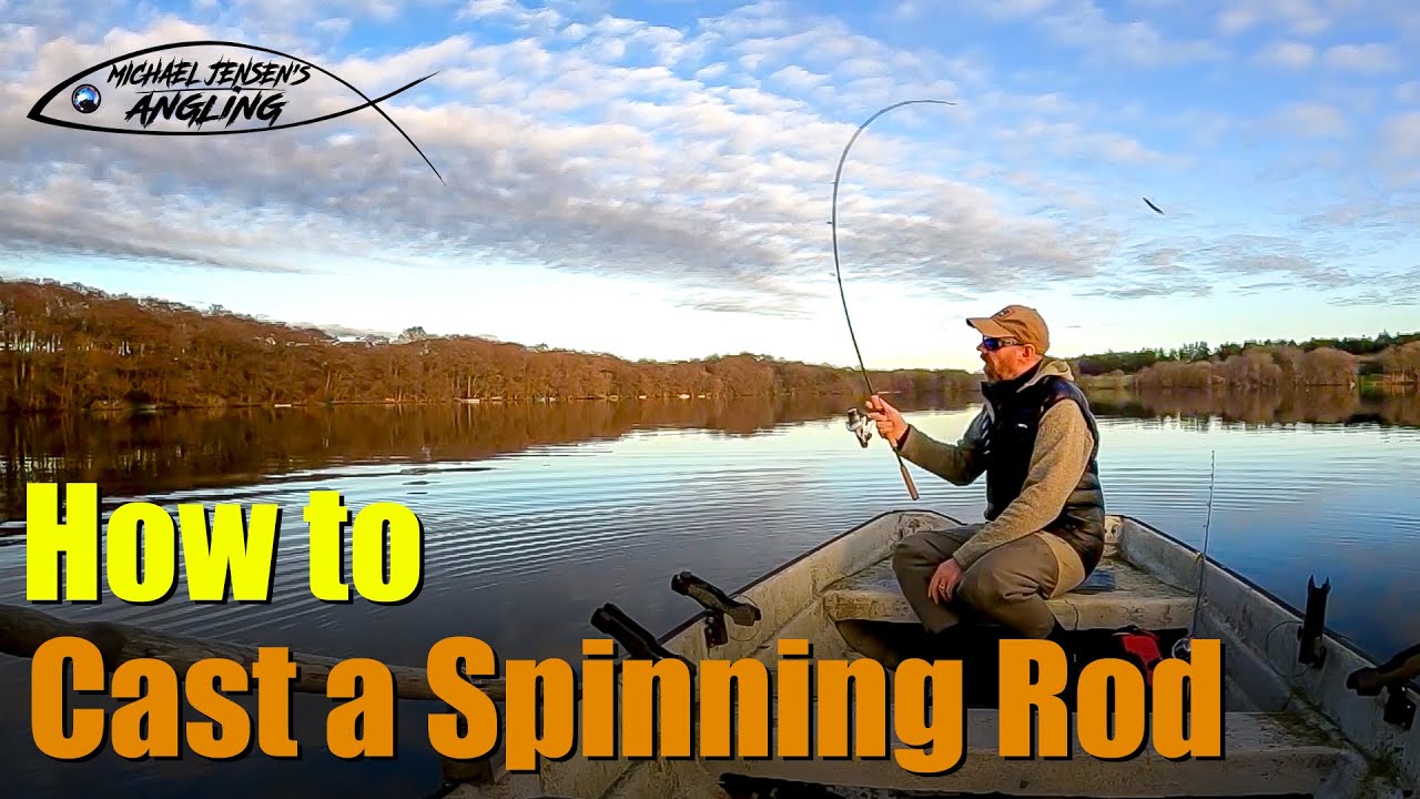 How to Cast a Spinning Rod - basic casting tutorial 