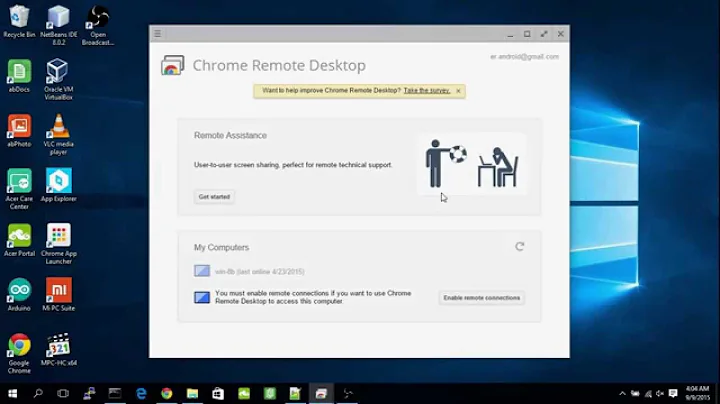 To disable remote connections of Chrome Remote Desktop