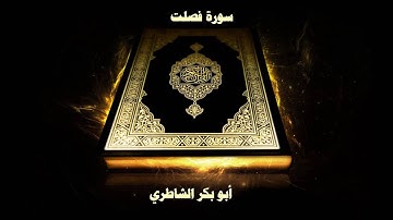 سورة فصلت - بصوت القارئ أبو بكر الشاطري