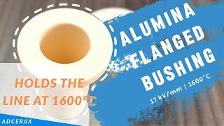 Alumina Flanged Bushing: Holds the Line at 1600°C | ADCERAX
