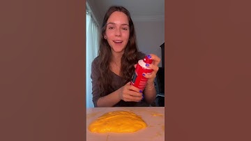 Orange Iceberg slime tutorial!! @avayaglow_#short #shorts #katiee.weiss