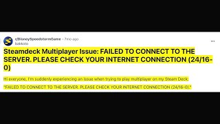 How To Fix Disney Speedstorm Error Code 24/16-0?