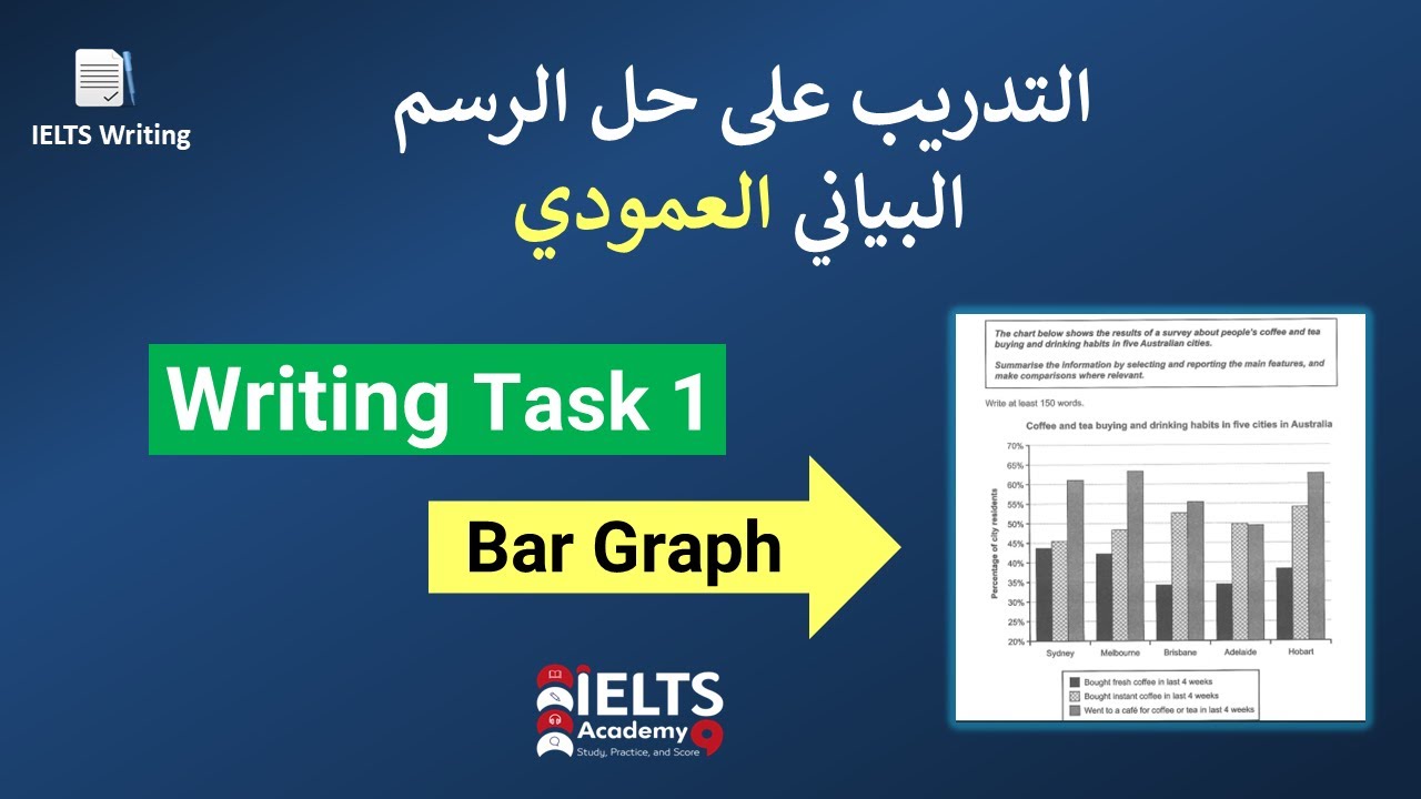 W7- IELTS Task 1 Bar Graph التدريب على حل سؤال