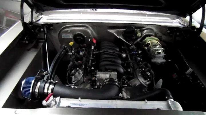 5.3L in my 67 Nova. first start up