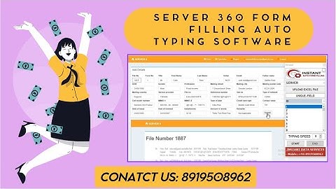 Server 360 Form Filling Auto Typing Software | Server Form Filling Auto Typer Software 2025