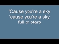 Coldplay  a sky full of stars  lyrics