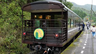 JR山口線仁保駅に停車するDLやまぐち号 2022/10/9 DL-Yamaguchi train at NIHO station on JR Yamaguchi Line.