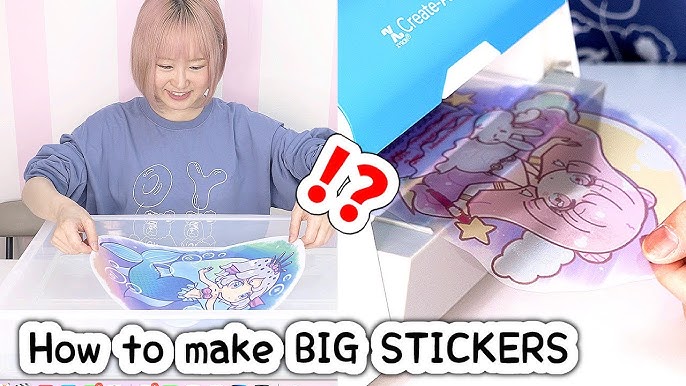 how I design and make stickers from home! ✿ no cricut, step by