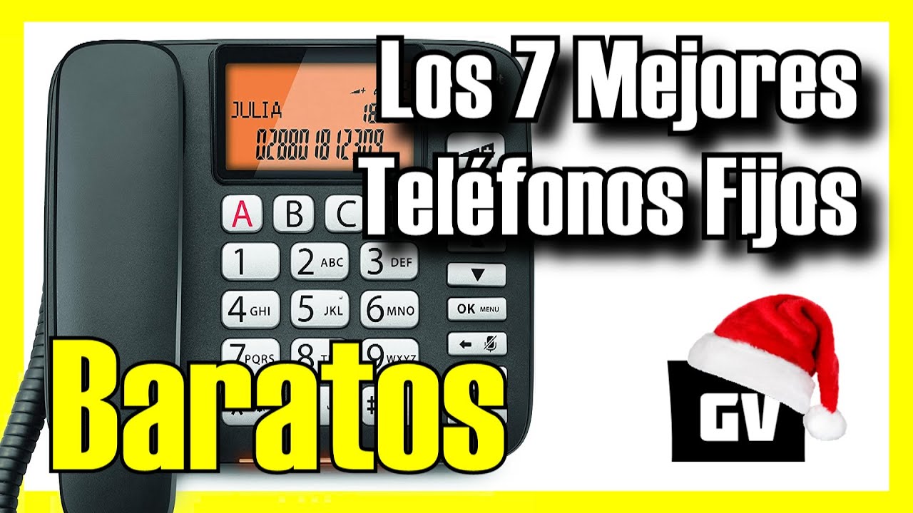 🥇📞 Los 7 MEJORES Teléfonos Fijos BARATOS de   [2024]✓[Calidad/Precio] Inalámbricos de Casa 