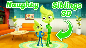 Naughty Siblings 3D Full Gameplay   Game By Z & K