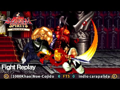 Arcade] Samurai Shodown II [1000Khao]Noe-Cojido VS indio