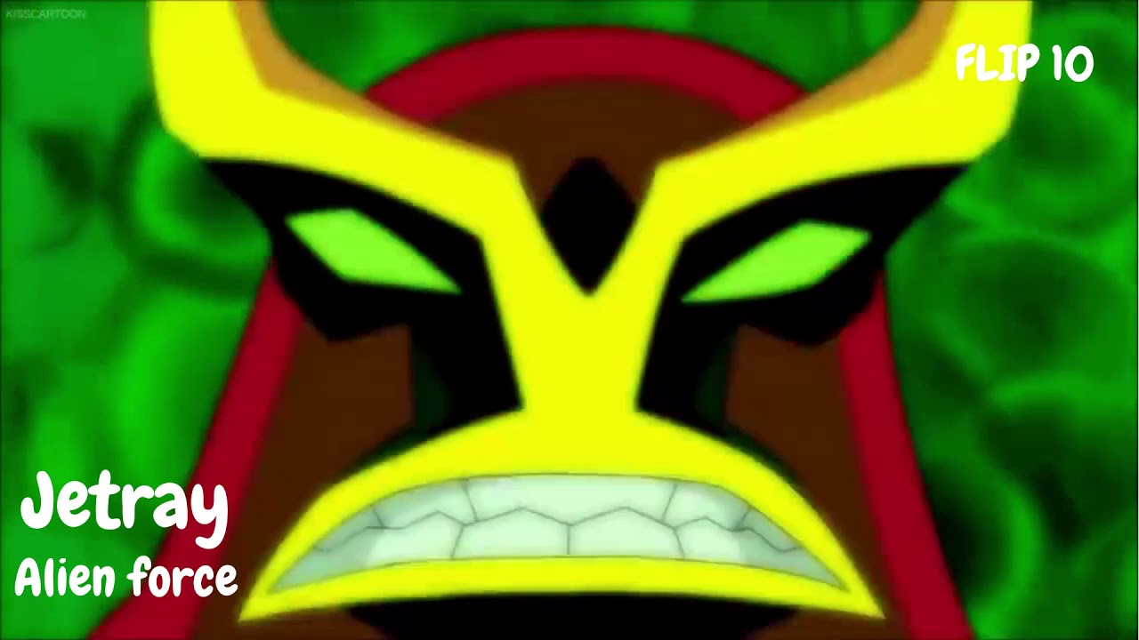 Jetray transformation BEN 10 (Alien force)
