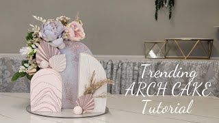 CAKE TREND! Triple Arch Cake | Multi- Textured Cake | Cake Decorating Tutorial