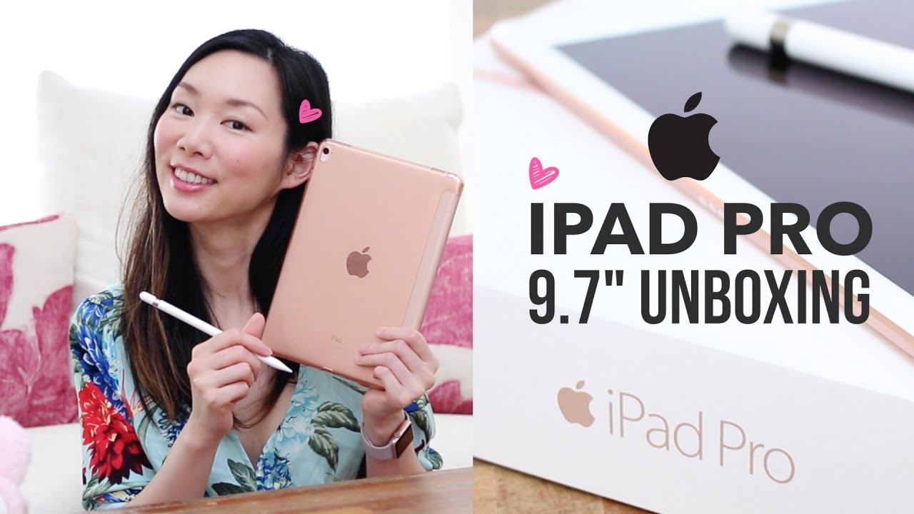 Apple Ipad Pro 9.7 Review & Unboxing | Rose Gold & Apple Pencil - Youtube