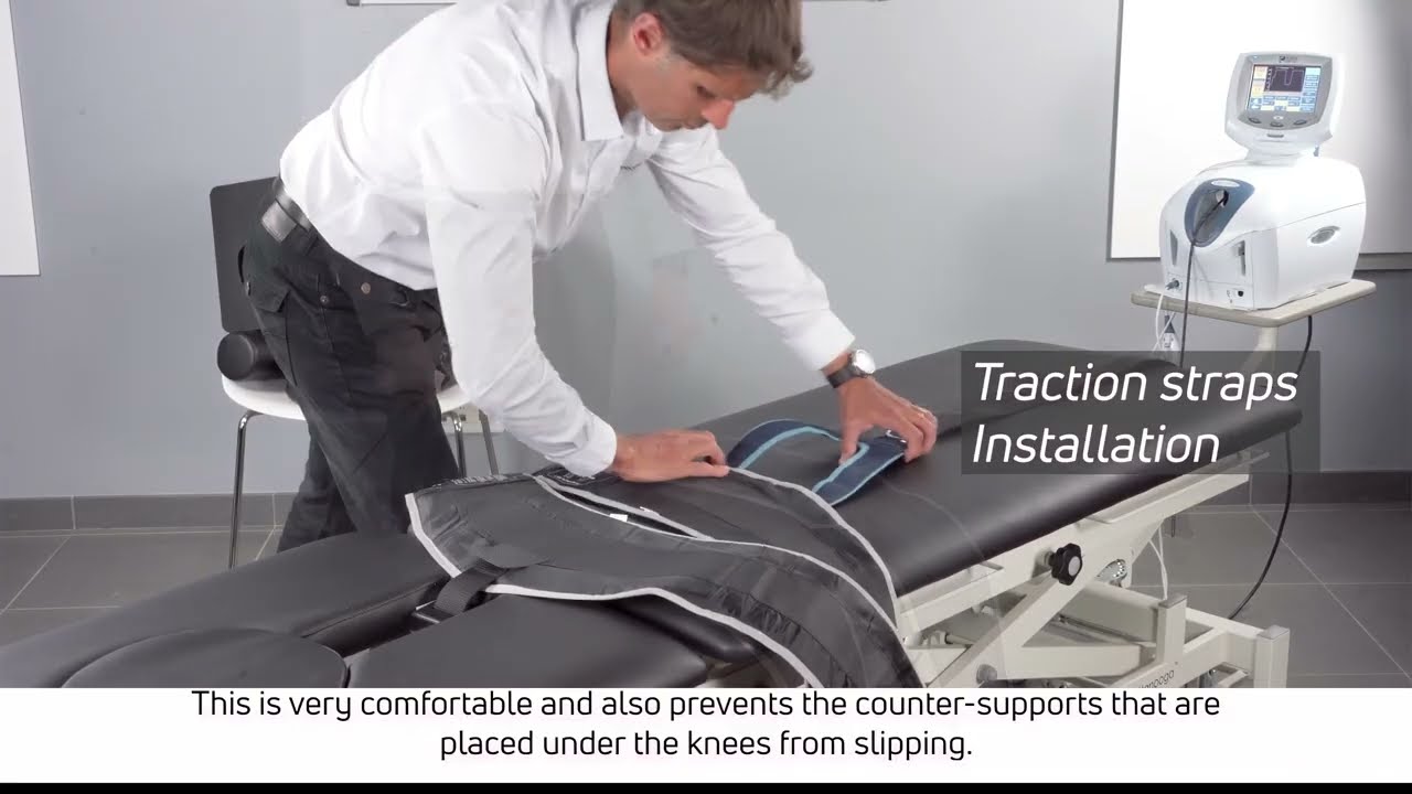 Chattanooga Triton DTS: наложение и настройка поясничного ремня