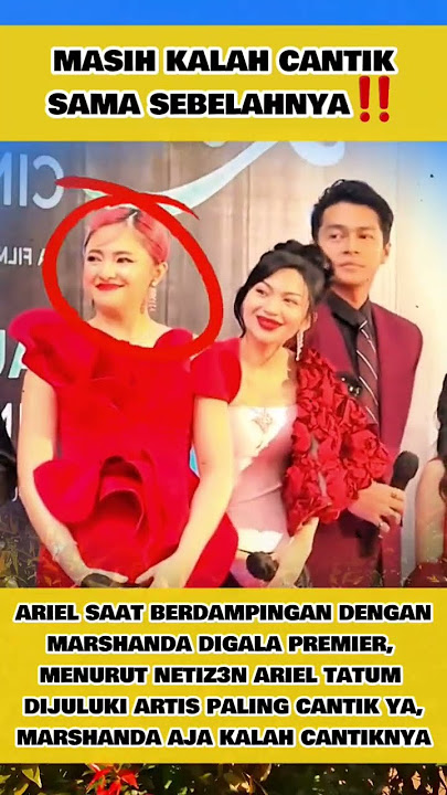 Marshanda Kalah Cantik Sama Ariel Tatum! #marshanda #arieltatum #galapremiere