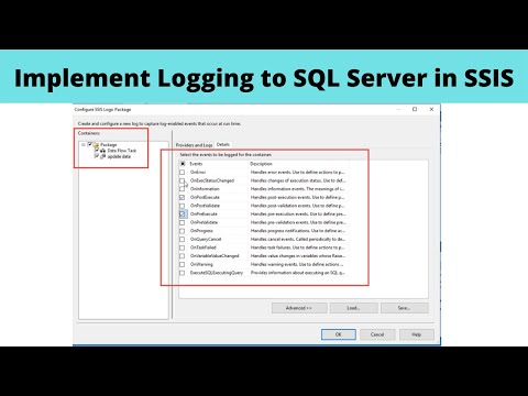 45 Implement Logging to SQL Server in SSIS