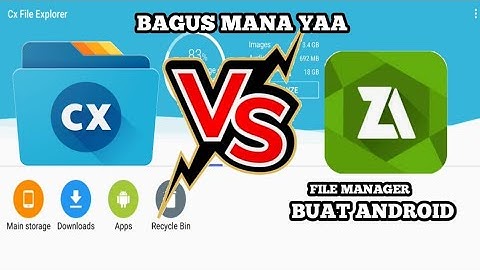 Aplikasi file manager. paket komplit . bisa android atau pun PC