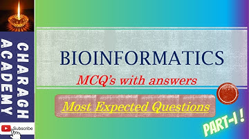 Bioinformatics || MCQ’s with answers || Most Expected Questions