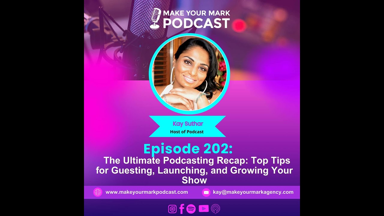 MYM 202 | The Ultimate Podcasting Recap: Top Tips for Guesting, Launching, and Growing Your Show MYM 202 | The Ultimate Podcasting Recap: Top Tips for Guesting, Launching, and Growing Your Show