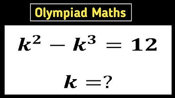 x²-x³=12|German Olympiad maths question|exponential problem solving||