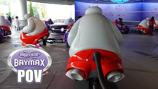 Happy Ride with Baymax POV (60FPS), Tokyo Disneyland Big Hero 6 Flat Ride | Non-Copyright*