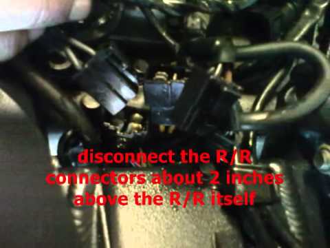 Regulator Rectifier Upgrade - Triumph Daytona 675 - YouTube kubota alternator wiring diagram 