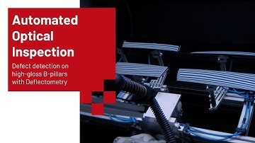 Automated optical inspection - Defect detection on high-gloss B-pillars with Deflectometry