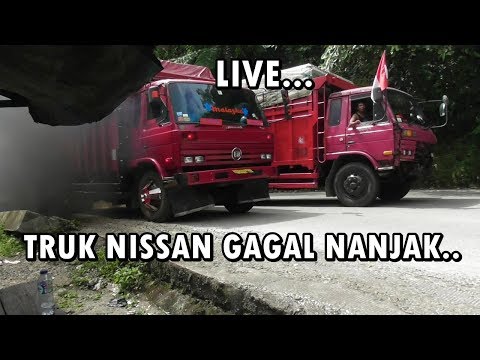 live-truk-nissan-gagal-nanjak-sitinjau-lauik