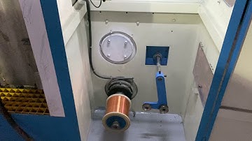 22DWT Fine wire drawing machine with annealing, testing before shipping to Kenya-2