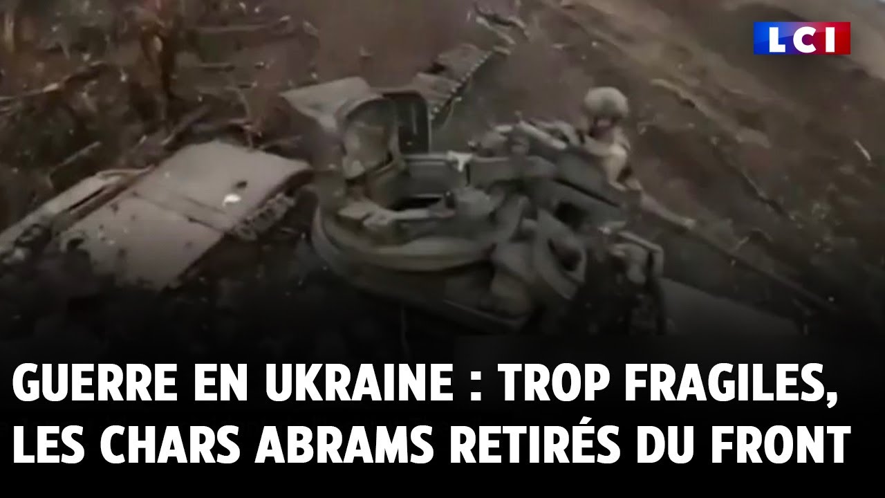 Guerre en Ukraine  trop fragiles les chars Abrams retirs du front